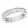 Thumbnail Image 1 of 7/8 CT. T.W. Certified Diamond Wedding Band in 18K White Gold (H/VS2)