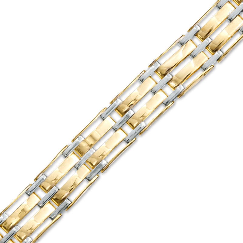 Main Image 1 of Men's 8.25mm Link Bracelet in 10K Gold