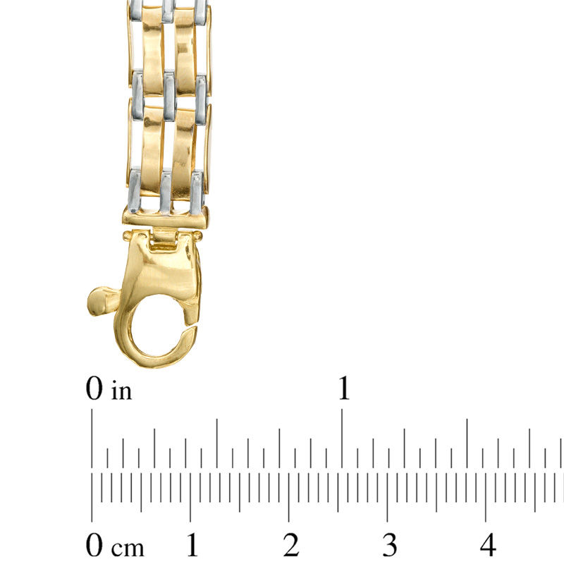Main Image 2 of Men's 8.25mm Link Bracelet in 10K Gold