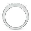 Thumbnail Image 3 of Vera Wang Love Collection 1/5 CT. T.W. Diamond Milgrain Wedding Band in 14K White Gold