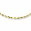 Thumbnail Image 1 of 3.0mm Diamond-Cut Rope Chain Necklace in 10K Gold - 20&quot;