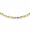 Thumbnail Image 0 of 3.0mm Diamond-Cut Rope Chain Necklace in 10K Gold - 20"