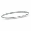 Thumbnail Image 1 of AVA Nadri Crystal Bangle in White Rhodium Brass - 7.5"