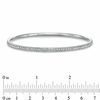 Thumbnail Image 1 of AVA Nadri Crystal Bangle in White Rhodium Brass - 7.5"