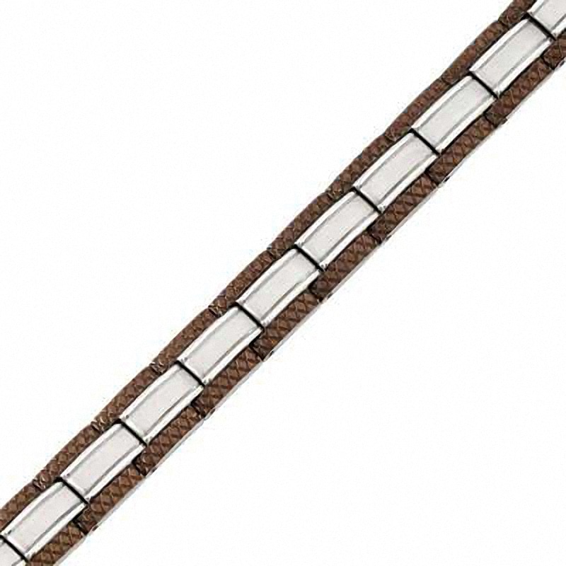 Men's Bracelet in Two-Tone Stainless Steel - 8.75"