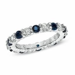 Wedding Bands Zales T W Diamond Eternity Wedding Band In 14k White Gold