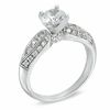 Thumbnail Image 2 of Celebration Lux® 1-1/6 CT. T.W. Certified Diamond Engagement Ring in 18K White Gold (I/SI2)