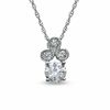 Thumbnail Image 1 of 1/3 CT. T.W. Diamond Trinity Pendant in 10K White Gold