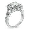 Thumbnail Image 2 of Vera Wang Love Collection 3-1/5 CT. T.W. Diamond Split Shank Engagement Ring in 14K White Gold