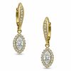 Thumbnail Image 1 of AVA Nadri Marquise-Cut Cubic Zirconia and Crystal Drop Earrings in Brass with 18K Gold Plate