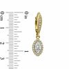 Thumbnail Image 2 of AVA Nadri Marquise-Cut Cubic Zirconia and Crystal Drop Earrings in Brass with 18K Gold Plate