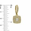 Thumbnail Image 1 of AVA Nadri Cubic Zirconia and Crystal Square Drop Earrings in Brass with 18K Gold Plate