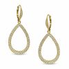 Thumbnail Image 1 of AVA Nadri Pavé Crystal Teardrop Earrings in Brass with 18K Gold Plate