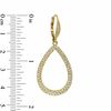 Thumbnail Image 2 of AVA Nadri Pavé Crystal Teardrop Earrings in Brass with 18K Gold Plate