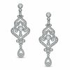 Thumbnail Image 1 of AVA Nadri Crystal Chandelier Earrings in White Rhodium Brass
