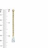 Thumbnail Image 2 of AVA Nadri Cubic Zirconia and Crystal Linear Drop Earrings in White Rhodium Brass