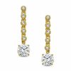 Thumbnail Image 1 of AVA Nadri Cubic Zirconia and Crystal Short Linear Drop Earrings in Brass with 18K Gold Plate