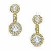 Thumbnail Image 1 of AVA Nadri Cubic Zirconia and Crystal Drop Earrings Brass with 18K Gold Plate