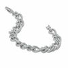 Thumbnail Image 2 of AVA Nadri Pavé Crystal Link Bracelet in White Rhodium Brass - 7.25"