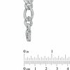 Thumbnail Image 3 of AVA Nadri Pavé Crystal Link Bracelet in White Rhodium Brass - 7.25"