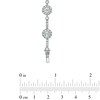 Thumbnail Image 3 of AVA Nadri Cubic Zirconia and Crystal Frame Vintage-Style Line Bracelet in White Rhodium-Plated Brass - 7.25"