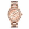 Thumbnail Image 1 of Ladies' Bulova Crystal Accent Chronograph Rose-Tone Watch (Model: 97N100)