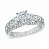 Thumbnail Image 0 of Celebration Ideal 2-1/5 CT. T.W. Diamond Edge Engagement Ring in 14K White Gold (I/I1)