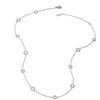 Thumbnail Image 2 of AVA Nadri Cubic Zirconia and Crystal Station Necklace in White Rhodium Brass - 16"