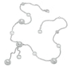 Thumbnail Image 2 of AVA Nadri Cubic Zirconia and Crystal Station Lariat Necklace in White Rhodium Brass