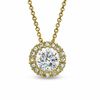 Thumbnail Image 1 of AVA Nadri Cubic Zirconia and Crystal Pendant in Brass with 18K Gold Plate - 16.0"