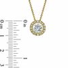Thumbnail Image 2 of AVA Nadri Cubic Zirconia and Crystal Pendant in Brass with 18K Gold Plate - 16.0"