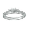 Thumbnail Image 2 of 3/4 CT. T.W. Diamond Past Present Future® Ring in 14K White Gold