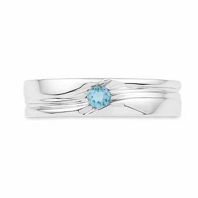 blue topaz rings