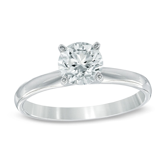 1 Ct Diamond Solitaire Engagement Ring, How Much Does It Cost To Coat A Ring In White Gold