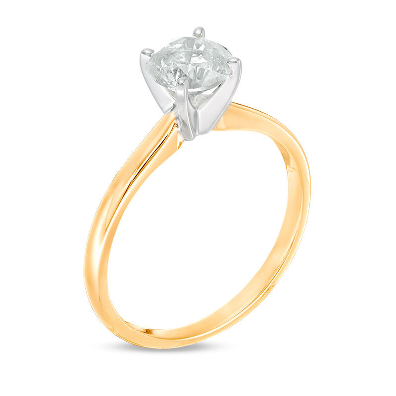 Main Image 2 of 1 CT. Diamond Solitaire Engagement Ring in 14K Gold (K/I3)