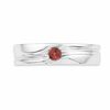 Thumbnail Image 1 of Garnet Ring in Sterling Silver
