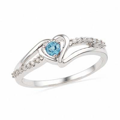 Zales shop heart ring