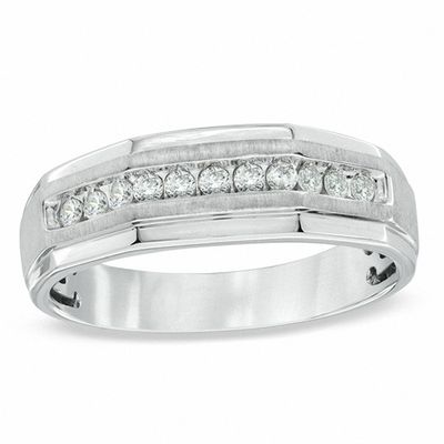 1/4 CT. T.W. Diamond Ring in 10K White Gold | Zales