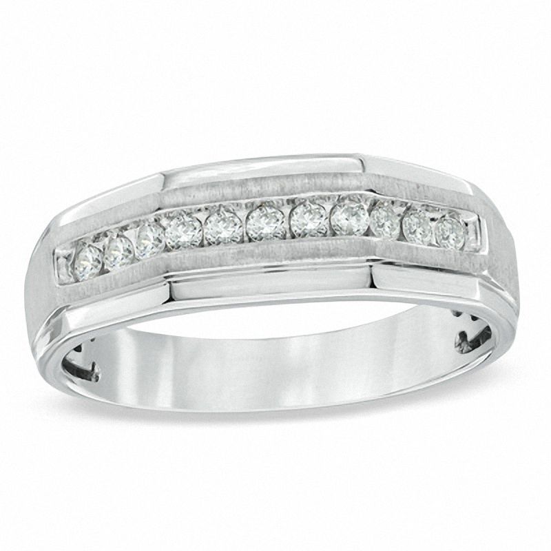 Main Image 1 of 1/4 CT. T.W. Diamond Ring in 10K White Gold