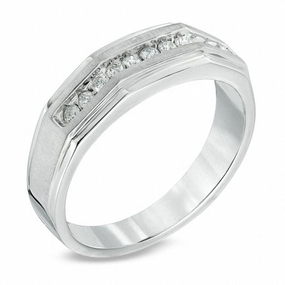 1/4 CT. T.w. Diamond Ring in 10K White Gold
