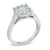 Thumbnail Image 2 of 1 CT. T.W. Diamond Cluster Engagement Ring in 14K White Gold
