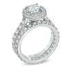 Thumbnail Image 1 of Celebration Lux® 1-1/2 CT. T.W. Diamond Bridal Set in 18K White Gold (I/SI2)