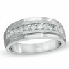 Thumbnail Image 0 of Men's 1 CT. T.W. Diamond Ring in 10K White Gold