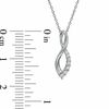 Thumbnail Image 2 of Diamond Accent Infinity Loop Pendant in 10K White Gold