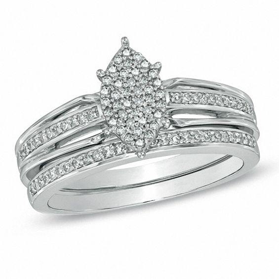 Zales marquise bridal set hotsell
