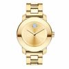 Thumbnail Image 0 of Ladies' Movado Bold® Crystal Accent Gold-Tone Watch (Model: 3600104)