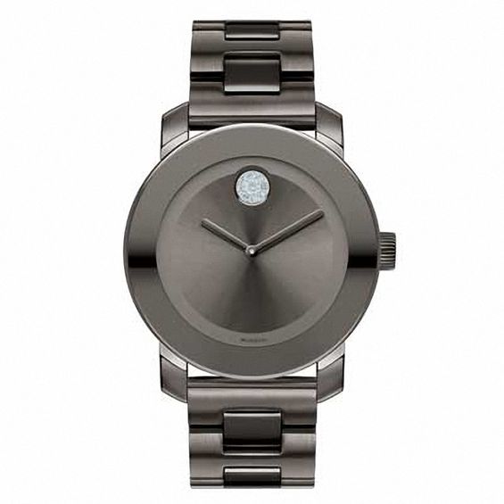 Ladies' Movado BoldÂ® Watch with Grey Metallic Dial (Model: 3600103)