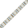 Thumbnail Image 0 of 4 CT. T.W. Diamond Square Line Bracelet in 14K Gold