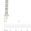 Thumbnail Image 2 of 4 CT. T.W. Diamond Square Line Bracelet in 14K Gold