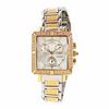 Thumbnail Image 0 of Ladies' Invicta Wildflower Diamond Accent Chronograph Two-Tone Watch with Square Silver-Tone Dial (Model: 10339)